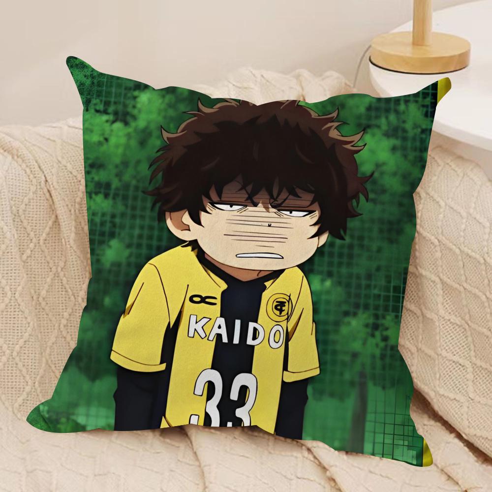 Anime AAoashi Cushion Cover Soft Plush Fabric DoubleSided Printed Sofa Cushion Cover for All Seasons Home Decor Gift