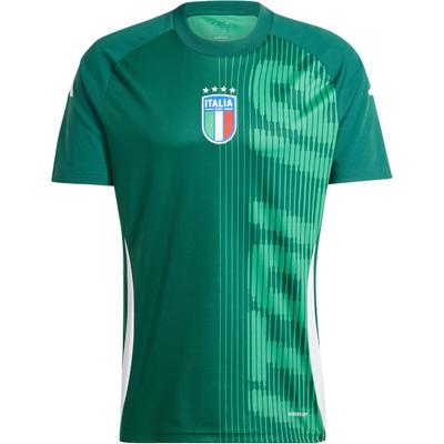 adidas ITALY PRE MATCH JERSEY Soccer Jersey Men's Dark Green IW7950