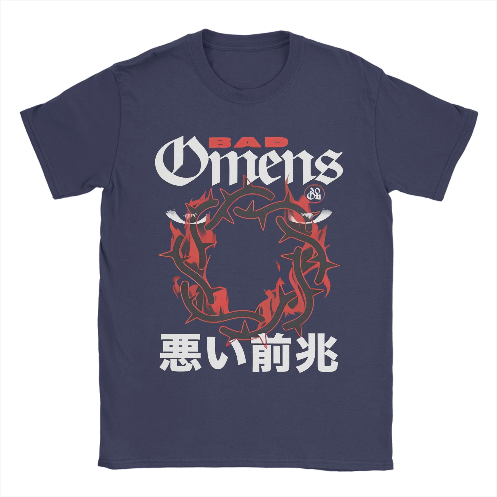 

Men Bad Omens Band T Shirt Cotton Clothes Casual Short Sleeve Round Collar Tees Printing TShirt 4XL