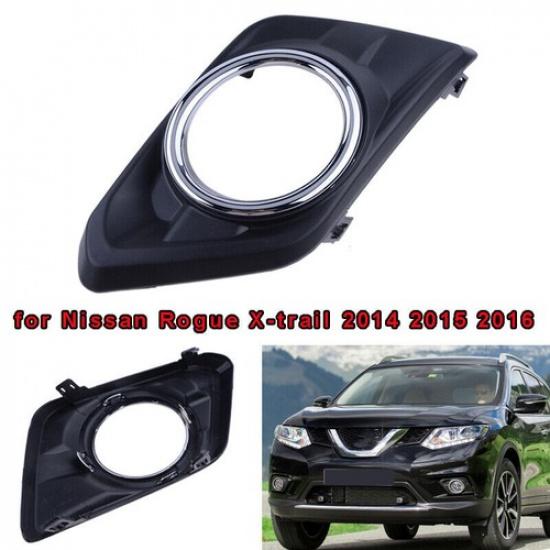 Накладка на противотуманную фару передняя левая для Nissan X-trail Rouge 2014-2016
