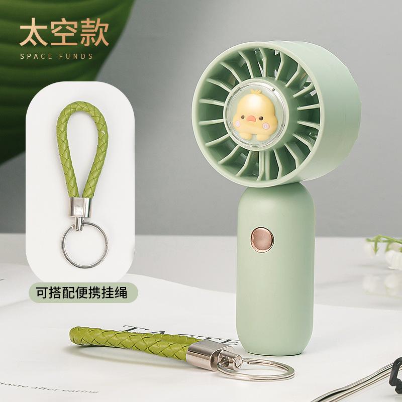 New handheld fan temu charging student strong wind turbine portable outdoor large air volume mini handheld small fan