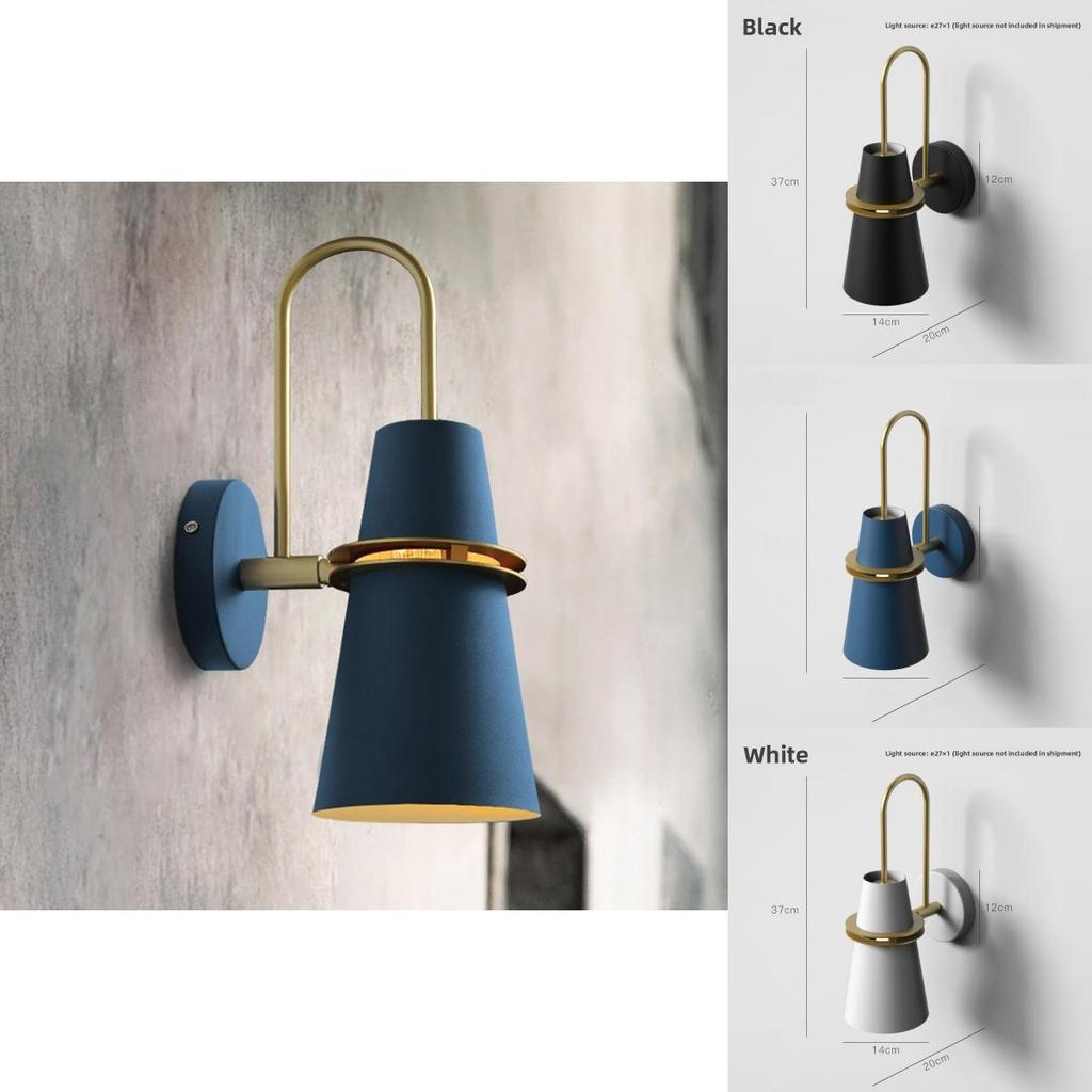 Nordic Style Wall Light With White Finish For Home And Hallway Use