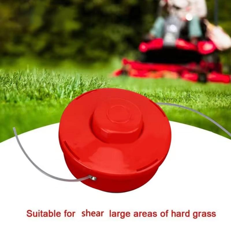 Heavy Duty Trimmer Head Replacement Spool Double Line Nylon Feed System PP Materials Suitable For Lawn Mower Accessories