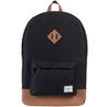 Backpack Herschel Heritage Black/tan Synthetic Leather (10007-00055)