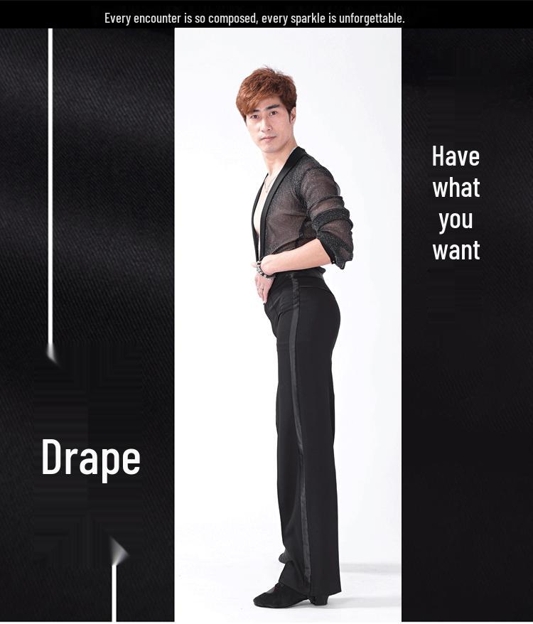 Men's Latin Dance Practice Pants - Lightweight Spring/Summer Style
