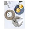 Round Table Mat Woven Ramie Placemats Anti Slip Dining Table Mats Non-Slip Tableware Bowl Pads Kitchen Drink Cup Coasters