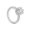 New Original 925 Sterling Silver Ring Love Heart Wishbone Moon Sun Rings Crystal Rose Gold for Women Wedding Gift Luxury Jewelry