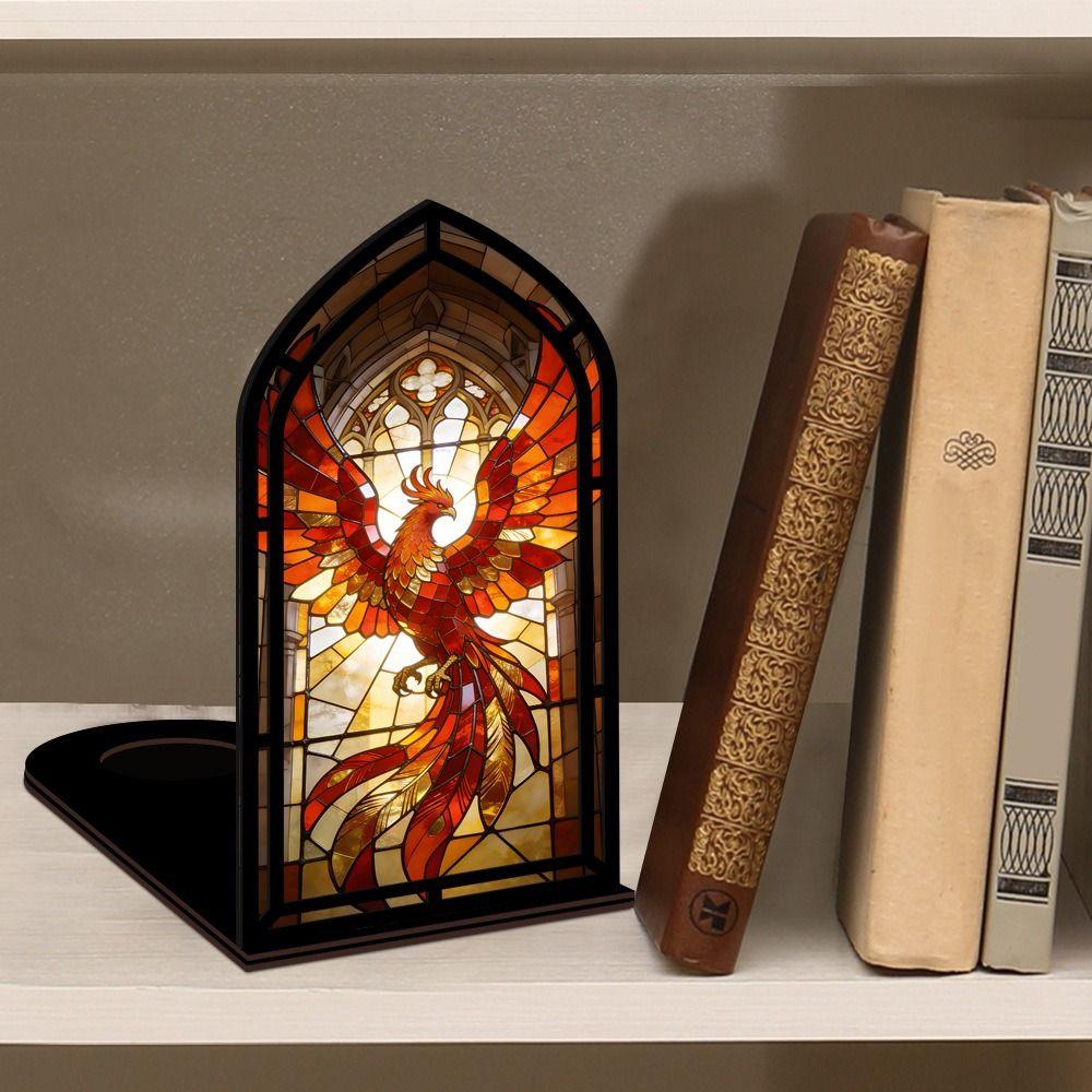 Gothic Arch Design Book Nook Acrylic Light-transmitting Table Setting  Tabletop Display