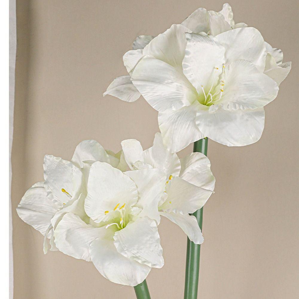 

4 Heads Artificial Orchid Flowers Floral Art Fake Flower Home Living Room Decor синій