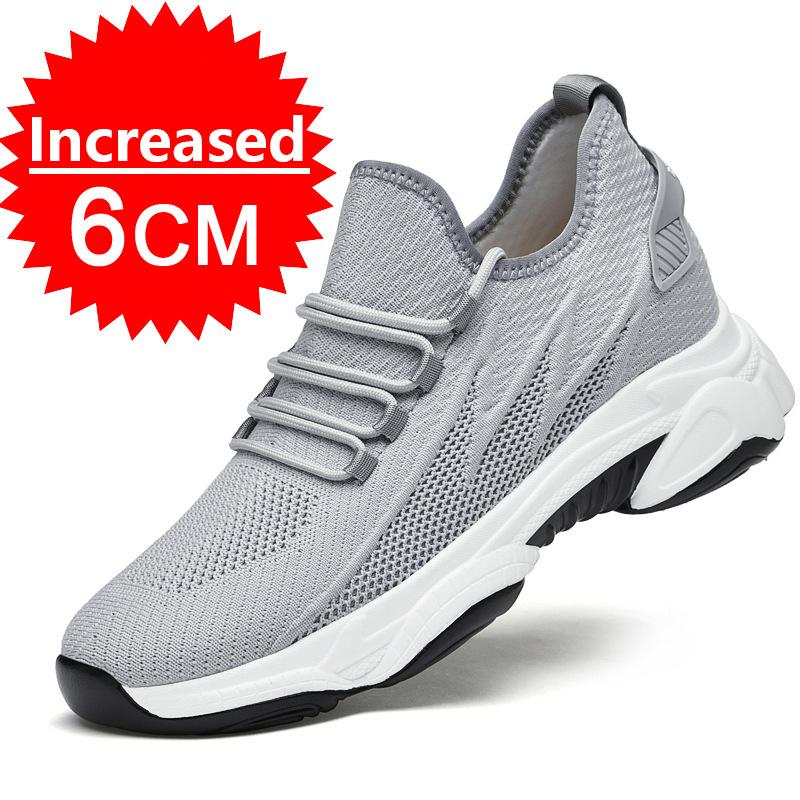 Scarpe da ginnastica da uomo Scarpe con rialzo Scarpe per aumentare l'altezza da uomo Casual Soletta 10 cm 8 cm 6 cm Tacchi opzionali Mocassini Uomo più alto Sport