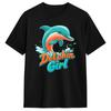Dolphin Colorful Rainbow Oceanscape Tshirt Summer Streetwear Tshirts 100 Cotton Fashion Tshirt For Unisex Casual Clothes