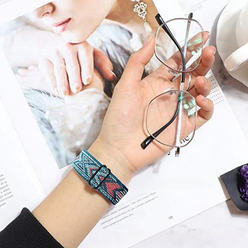 Nylon Braided Strap for Huawei Band 9 8 Replacement Bracelet on HuaWey Band9 Band8 Breathable Bohemian style Straps