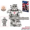 Latest Bos Game T60 Power Armor Army Officers Soldiers Figurine Machine Gun Model Construction Blocks Kids Toys Gifts Young Boys Girls Juguetes