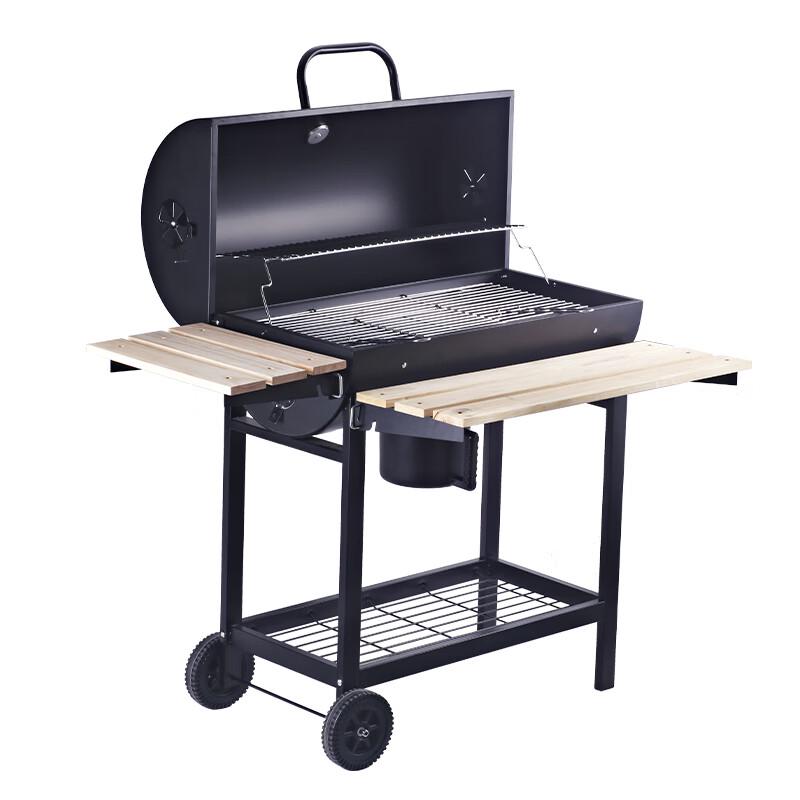 V-CAMP Portable Oil Drum BBQ Grill