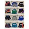 Basketball Shorts With Vintage NBA Team Embroidery Lakers Nets Celtics Magic Pocket Design