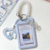 Durable & Waterproof Photocard Holders Keychain ID Badge Holder Bus Card Student School Supplies ID Credit Card Hold