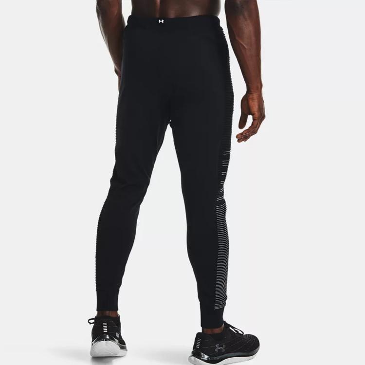 Under Armour Logo Tapered Joggers Men Joggers Black 1367629-001