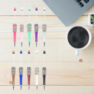 10Pcs Beadable Pens Novelty 1.0mm Ball for Writing Gifts Girls and Boys