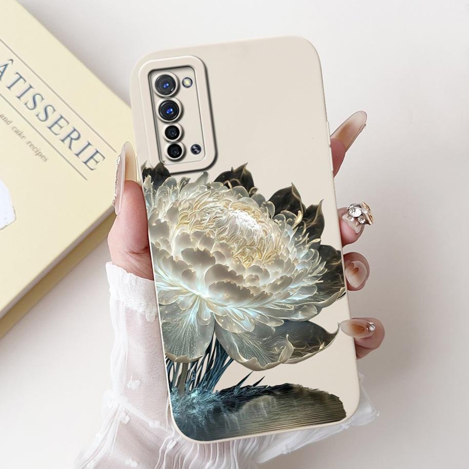 Case For OPPO Find X2 Lite Cover CPH2005 Shockproof Funda Fashion Flower Soft Silicone Bumper For OPPO Find X2 Neo CPH2009 Coque
