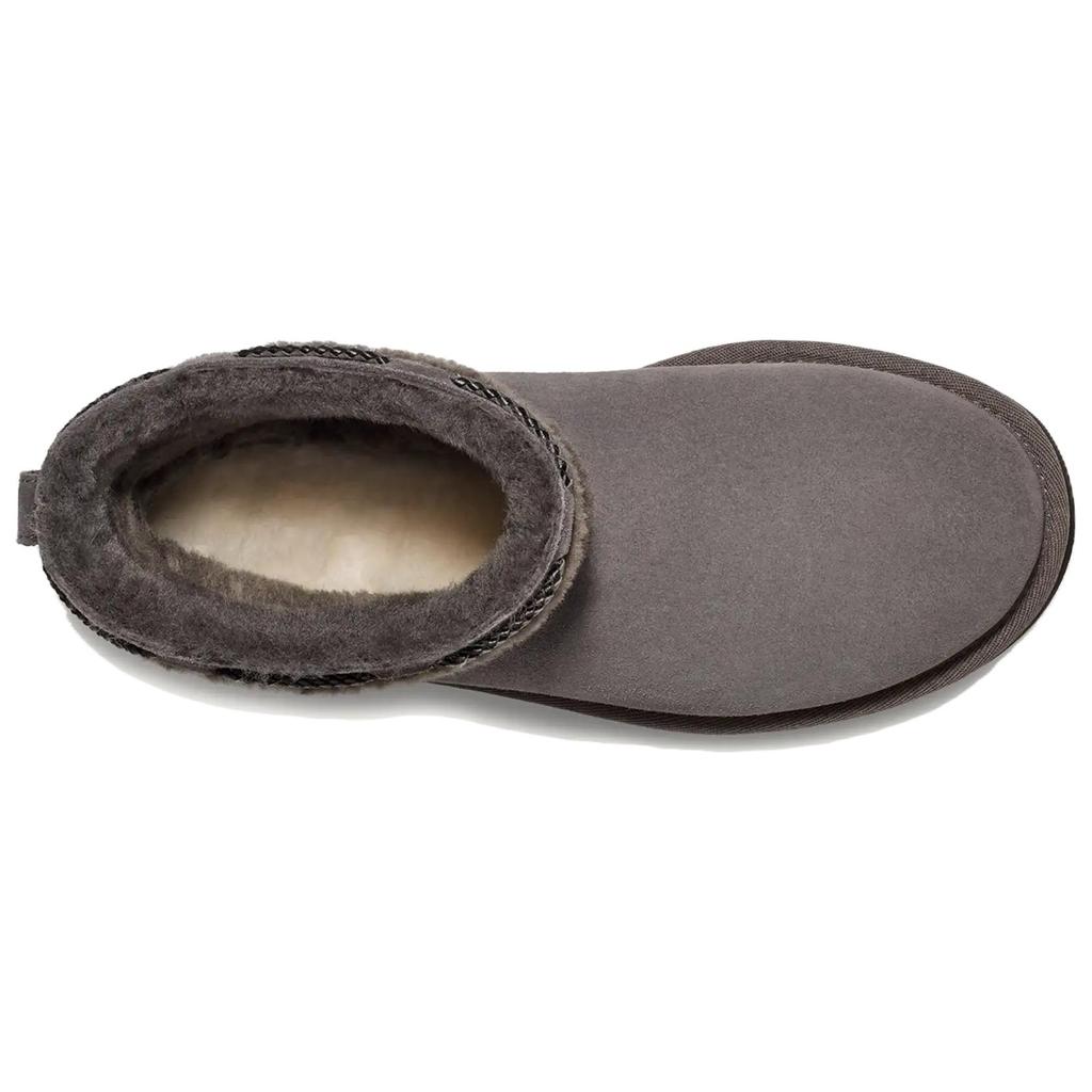 UGG Classic Mini Comfortable Short Snow Boots Unisex Boots Gray 1166751-CHRC