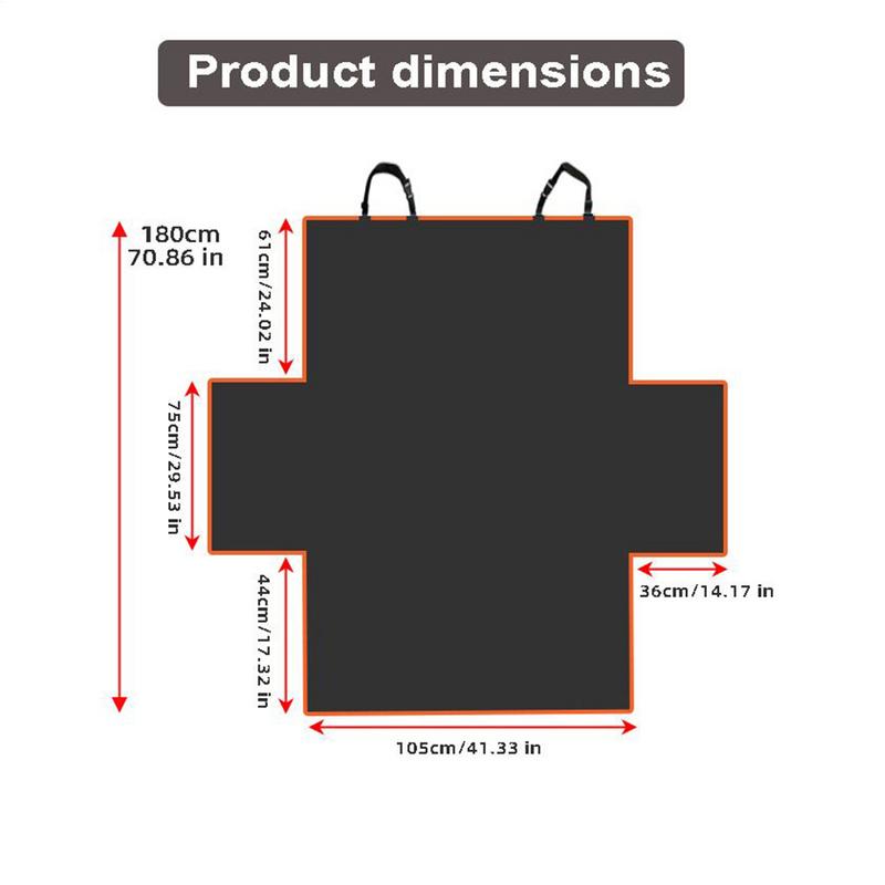 Universal Car Cargo Liner Car Pet Waterproof Anti-fouling Rear Seat Cover SUV Removable Washable Interior Isolated Cargo Liner