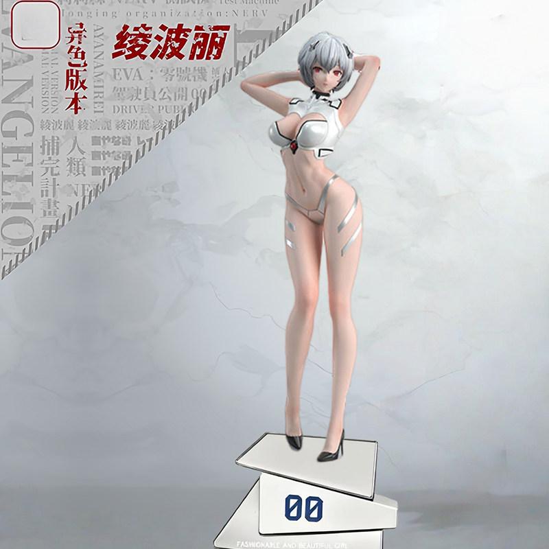 35Cm Ayanami Rei Figure Short Hair Ayanami Rei Figures Pvc Anime Model Statue Doll Desk Decoration Toys Friends Birthday Gifts