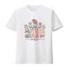 Wildflower Mother Baby Nurse Crew T Shirt White 3X Large Vintage Washed Unisex Top For Everyday Wear Stretched Fashion Casual