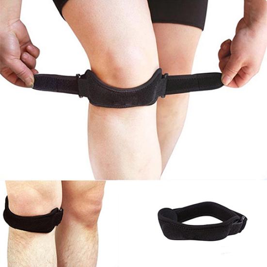 Adjustable Sports Gym Patella Tendon Knee Support Brace Strap Protector Kneepad