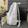 Embroidered Letter Student Schoolbag Women's Large Capacity Lightweight Backpack
