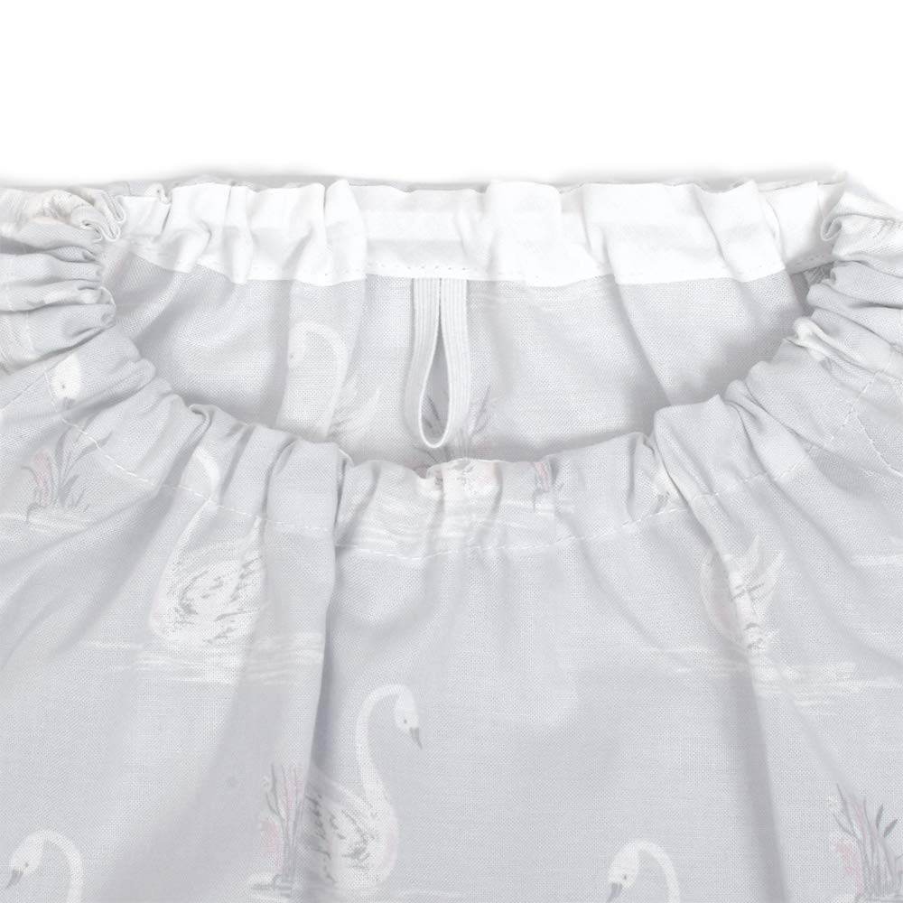 LAURA CANDY STYLE Smock for Nursery Long Swans N1185110 ASHLEY/COLORFUL Girls, Children, Kindergarten, School, 100-110cm, Sleeve,