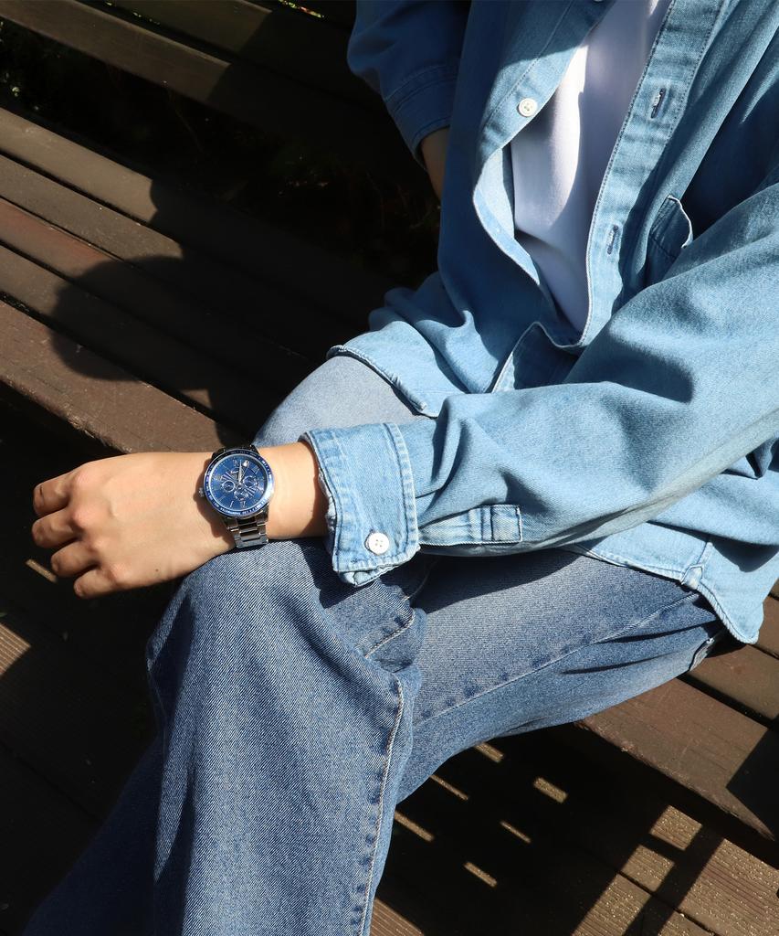 Keuliseuchyanmodeu Men'S Sun And Moon Metal Watch Cm423Bus