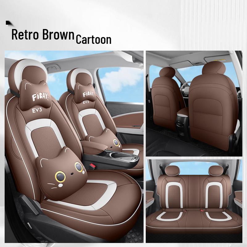 2024 JAC Yiwei 3 Full Leather Car Seat Cover, Four Seasons Universal, Full Surround Design
