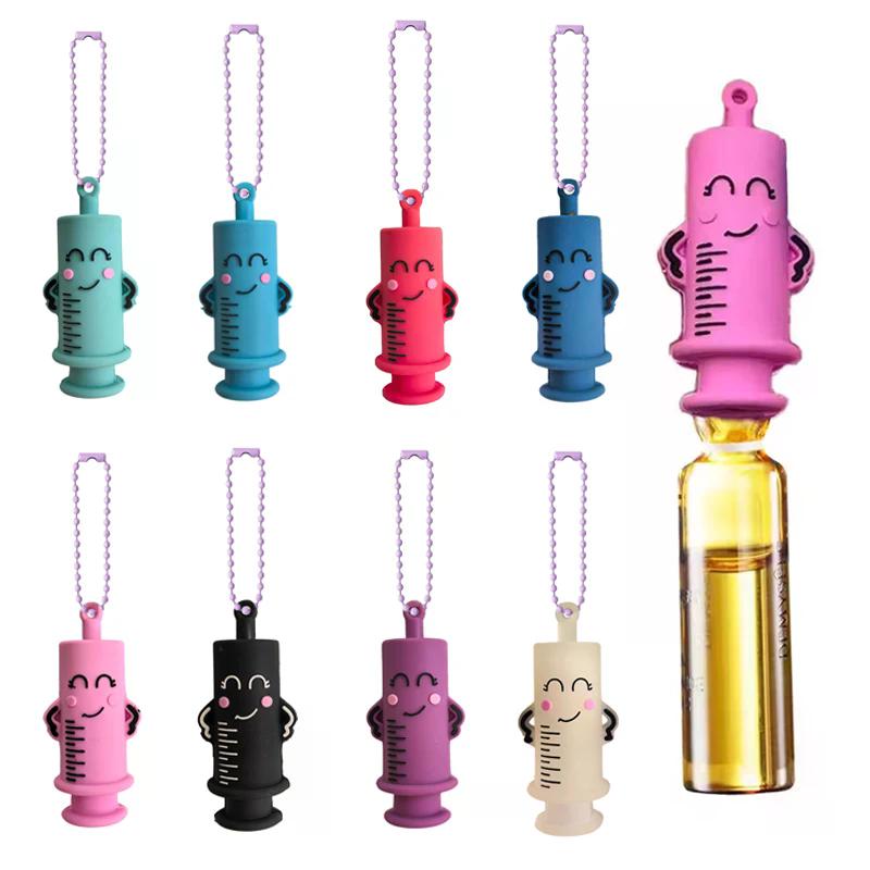 Syringe Shaped Ampoule Bottle Opener Keychain Nurse Doctor Medical Vial Breaker Cutter Aid Tool