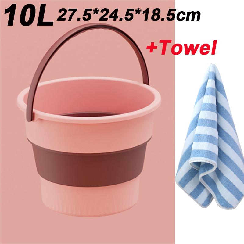 Portable Folding Washing Bucket Home Use Washing Clothes Or Outdoor Fishing Car Cleaning Thickened Multifuctional Folding Bucket