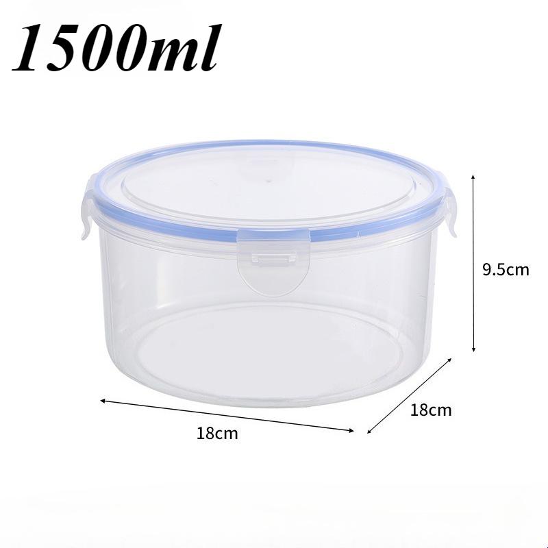 Plastic Refrigerator Storage Boxes with Airtight Lids Fits Containers Suitable for Lunch Box, Bento Box, Fruits and Vegetables