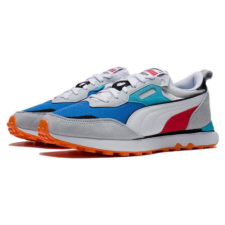 Puma Rider FV Future Vintage Unisex White Royal Low Top Casual Sneakers 387672-10