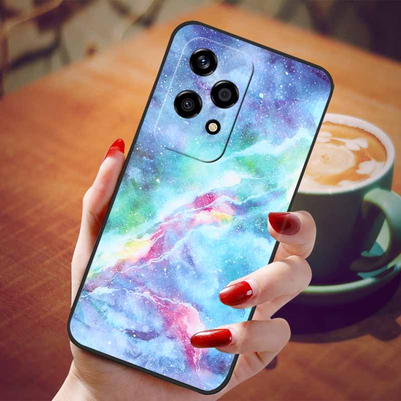 For Honor 200 Lite Case Soft Silicone Fashion Marble TPU Phone Cases for Honor200 Lite 200Lite Cover Capa 6.7'' Shockproof Shell