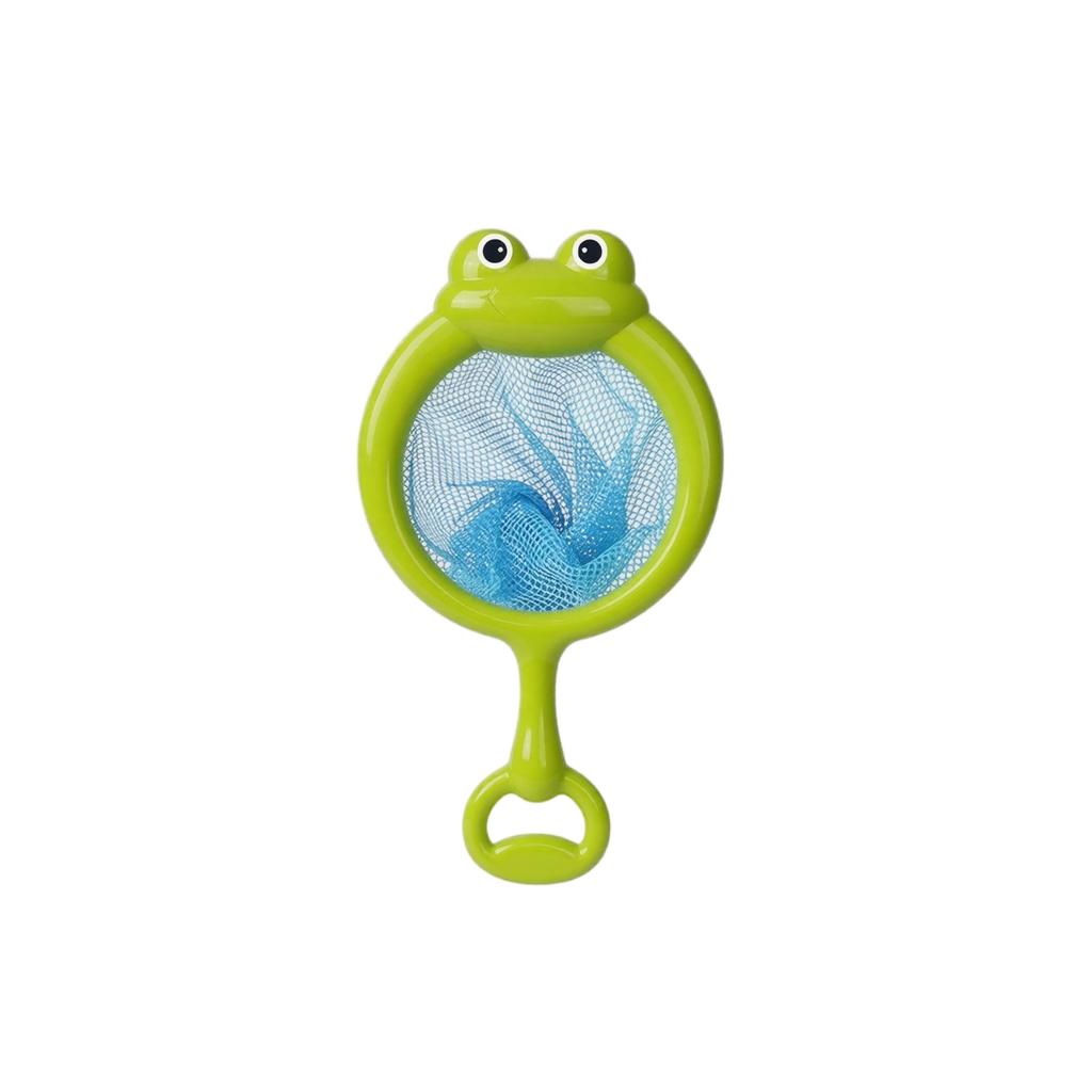 Activated Light Up Floating Animal Bath Toy with Fishing Net, Bathtime for Kids Toddlers