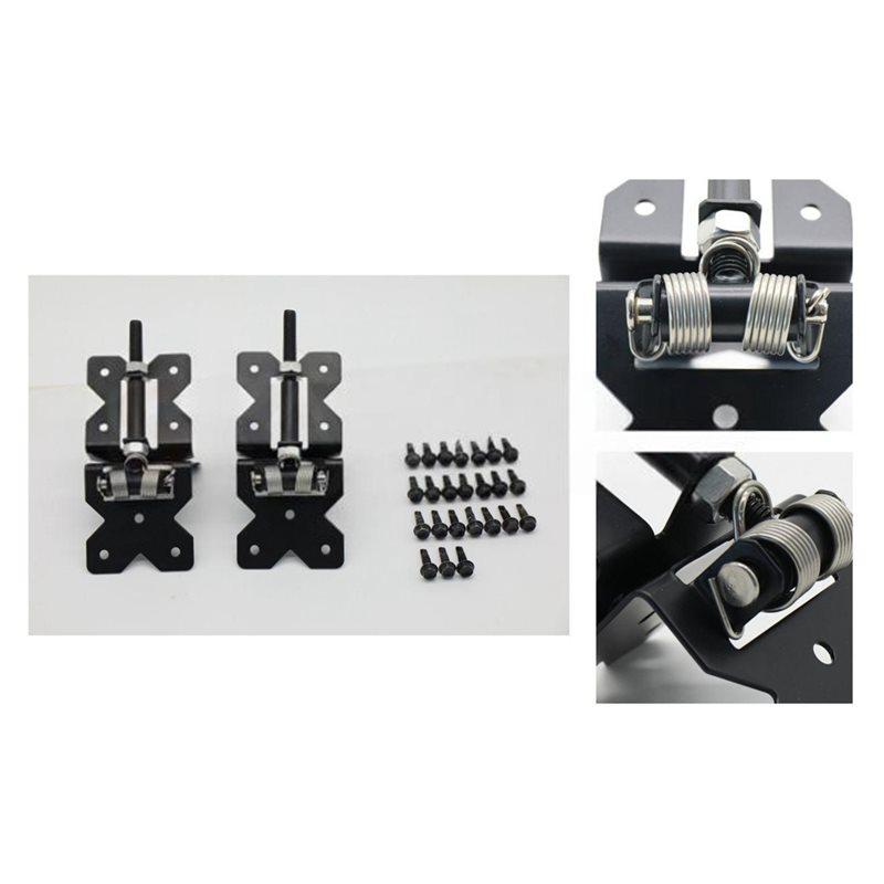 A25F-Adjustable Gate Hardware Kit Self Closing Gate Hinges For Wooden/Vinyl/PVC Fences Self Closing Gate Hardware Hinges