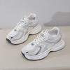 Spring Autumn New Versatile Women's Running Shoes Casual Breathable Sporty Sneakers With Thick Sole Increased Height Korean Styl