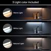 LED Motion Ultra Thin Sensor Nachtlicht Stufenloses Dimmen Kabelloses USB Unter Fernbedienung Schrank Lichter