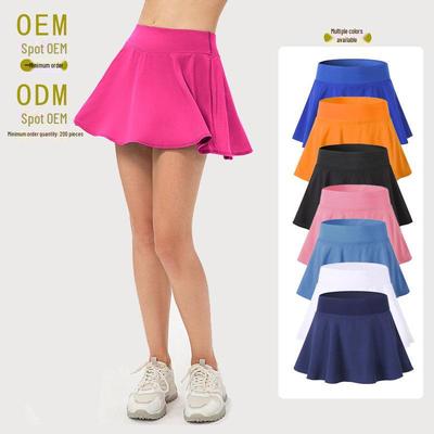 Women's Quick-Dry Skirt Pants for Tennis, Dance, Yoga, and Running - Anti-Exposure Fitness Shorts.