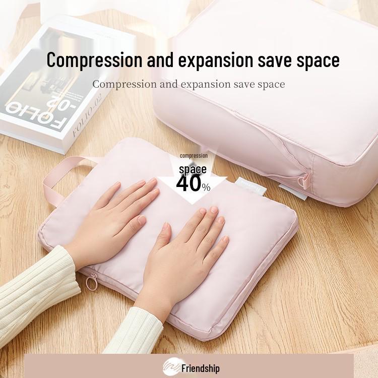 

Портативный дорожный органайзер для упаковки одежды и нижнего белья Shoe Bag-Wu Blue-1 piece