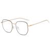 Plain Blue Light Resistant Glasses Myopia Glasses Square Glasses Men'S And Women'S Slimming Glasses 9841