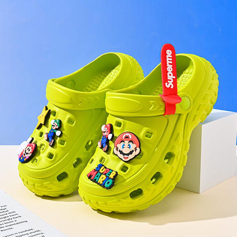 Summer Kids Cartoon Eva Clogs For Boys And Girls Breathable Non-slip Beach Shoes In Various Colors And Sizes For Outdoor Fun