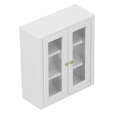 Dollhouse Wall Cabinet, Simulated Furniture Model, Cute Dollhouse Kitchen Cabinet Decoration for Home for Amateurs