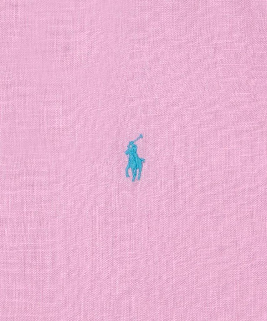 POLO RALPH LAUREN Custom Fit Linen Shirt - Pink