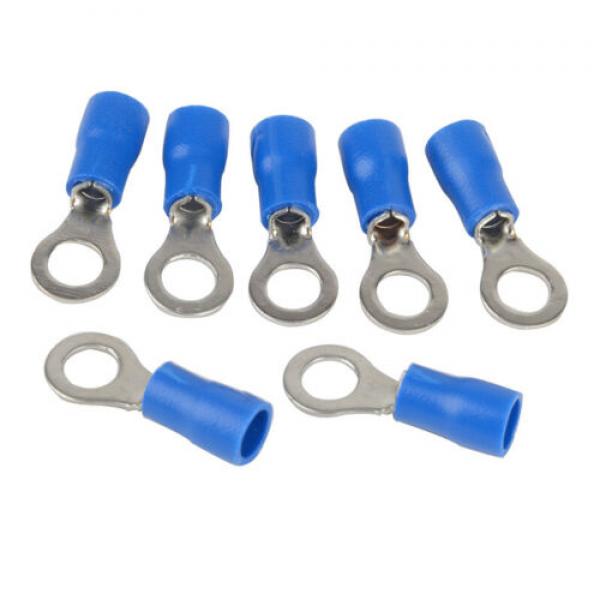 25PCS/Pack Rings Insulated Wire Connector Electrical Crimp Terminal Cable Wire Connector - Red Blue Yellow Black