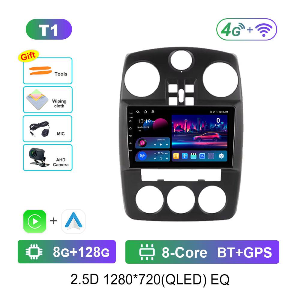 Android 14 Car Radio Multimedia Player for Chrysler PT Cruiser 2007 - 2009 WiFi GPS Navigation DSP Stereo Split Screen Head Unit