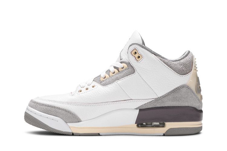 Damskie Trampki Jordan 3 Retro SP A Ma Maniére (Kobiety) Biały/Średni Szary-Fioletowy Ruda-Biały